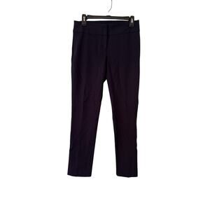 Vince Camuto Size 4 Navy Dress Pants Slimming Stretch Tapered Trousers 30x30